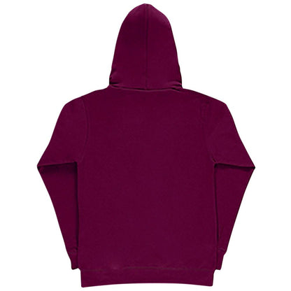 Burgundy - Back - SG Ladies-Womens Plain Hooded Sweatshirt Top - Hoodie
