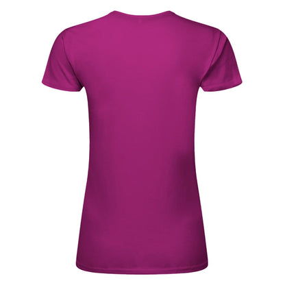 Dark Pink - Back - SG Womens-Ladies Perfect Print Tee