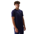 Navy - Side - 4F Mens Logo Regular T-Shirt