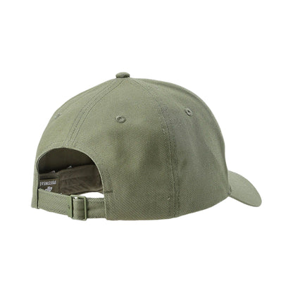 Khaki - Back - 4F Plain Buckle Baseball Cap