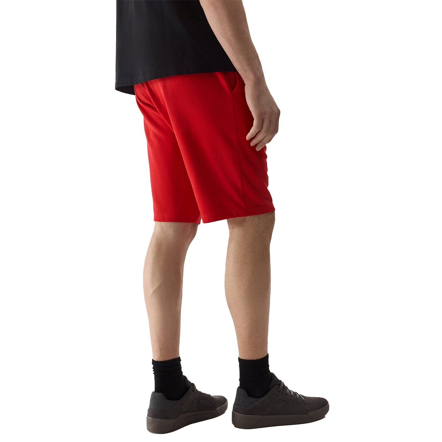 Dark Red - Back - 4F Mens Plain Shorts