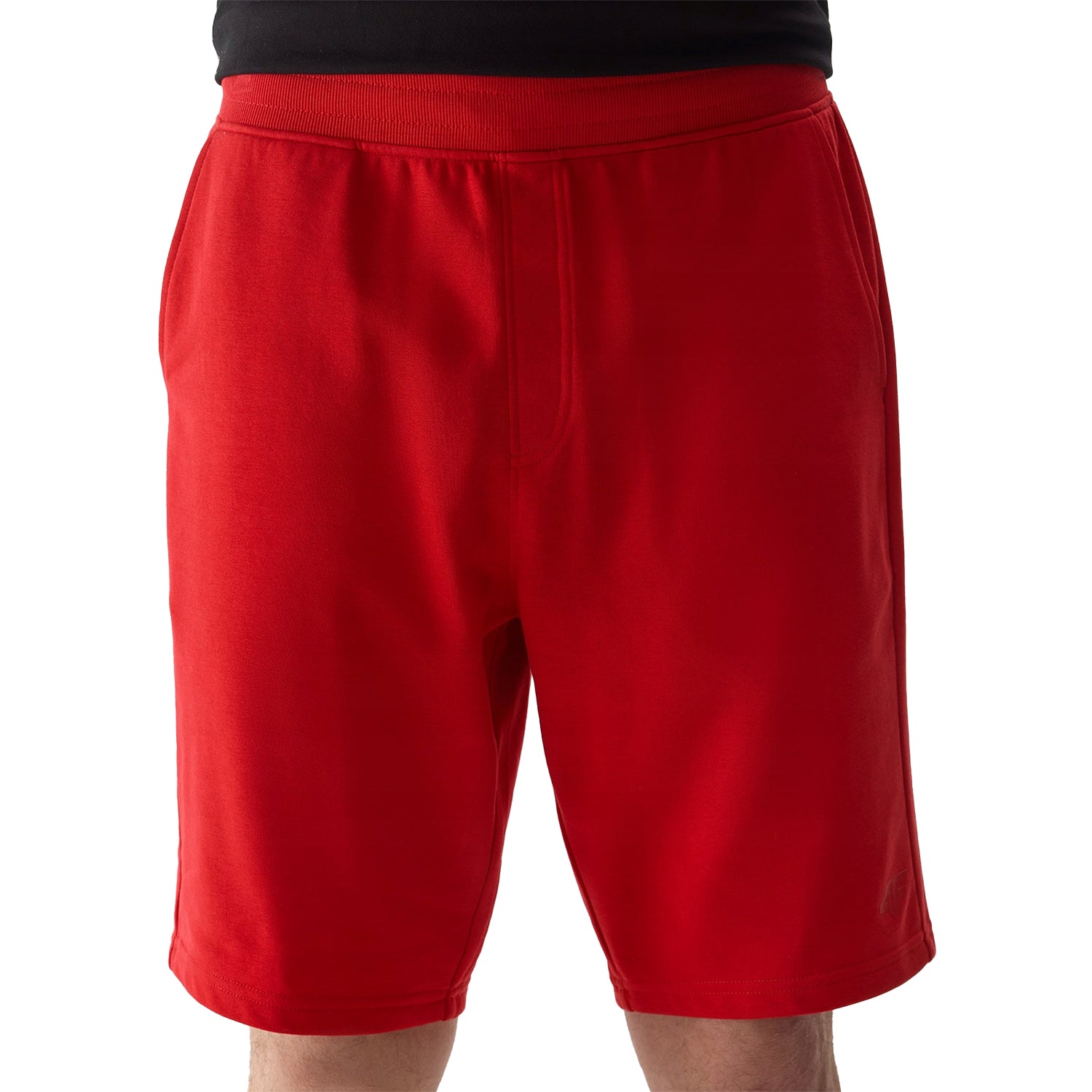 Dark Red - Front - 4F Mens Plain Shorts