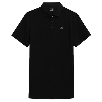Deep Black - Front - 4F Mens Regular Polo Shirt