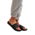 Deep Black - Side - 4F Womens-Ladies Plain Sliders