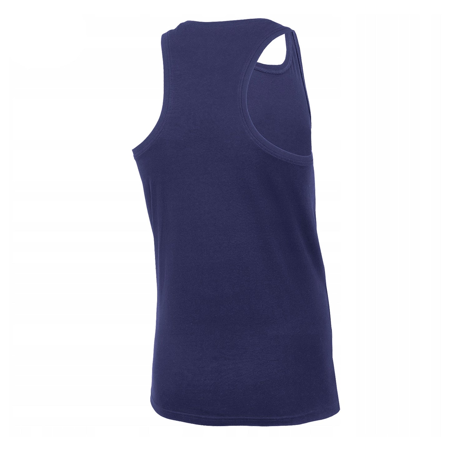 Navy - Back - 4F Mens Plain Regular Tank Top