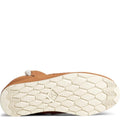Tan - Lifestyle - Sperry Womens-Ladies Moc-Sider Bootie Suede Shoes