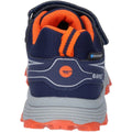 Naval Academy-Red Orange-Sleet - Back - Hi-Tec Boys Scooby Low Cut Walking Shoes