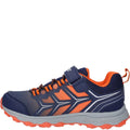 Naval Academy-Red Orange-Sleet - Side - Hi-Tec Boys Scooby Low Cut Walking Shoes