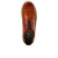 Tan - Side - Base London Mens Mickey Leather Brogues