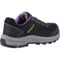 Black-Lilac - Back - Caterpillar Womens-Ladies Elmore Steel Toe Cap Safety Shoes