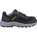 Black-Lilac - Side - Caterpillar Womens-Ladies Elmore Steel Toe Cap Safety Shoes
