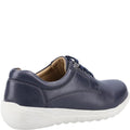 Navy - Back - Fleet & Foster Womens-Ladies Cathy Leather Trainers