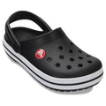 Black - Front - Crocs Childrens-Kids Crocband Clogs