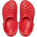 Flame Orange - Side - Crocs Childrens-Kids Crocband Clogs