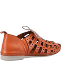 Orange - Lifestyle - Riva Womens-Ladies Newport Leather Sandals