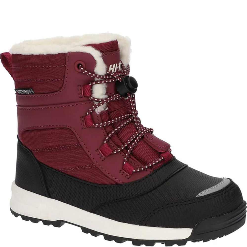 Berry - Front - Hi-Tec Childrens-Kids Leo Snow Boots
