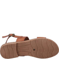 Tan - Back - Divaz Womens-Ladies Mia Sandals