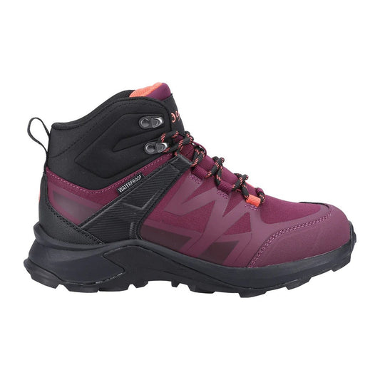 Burgundy - Front - Cotswold Womens-Ladies Horton Walking Boots