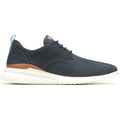 Navy - Pack Shot - Hush Puppies Mens Advance Leather Shoes
