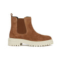 Brown - Lifestyle - Geox Womens-Ladies Iridea Suede Ankle Boots