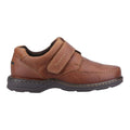 Brown - Front - Hush Puppies Mens Roman Leather Shoes