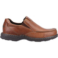 Brown - Lifestyle - Hush Puppies Mens Ronnie Leather Loafers