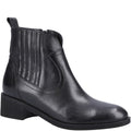 Black - Front - Riva Womens-Ladies Georgie Leather Ankle Boots