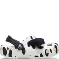 White-Black - Lifestyle - Crocs Childrens-Kids Classic Dalmatian Clogs