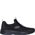 Black - Back - Skechers Womens-Ladies Dynamight 2.0 Casual Shoes