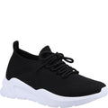 Black - Front - Divaz Womens-Ladies Daisy Shoes