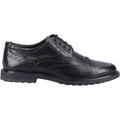 Black Patent - Side - Hush Puppies Womens-Ladies Verity Leather Brogues