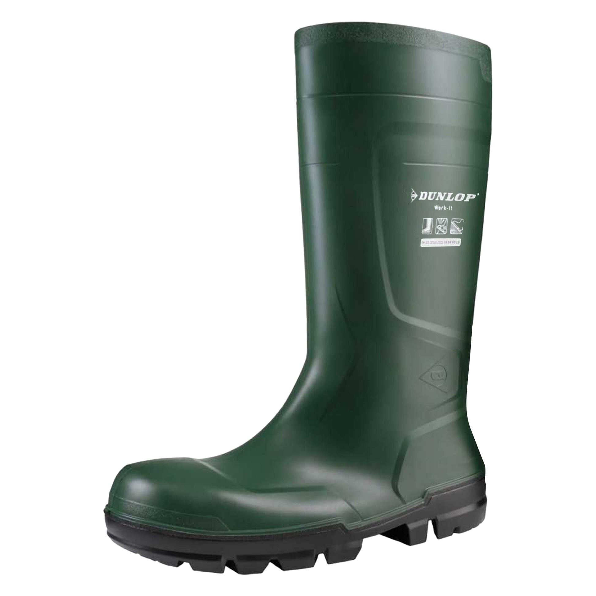 Heritage Green - Front - Dunlop Unisex Adult Jobguard Wellington Boots
