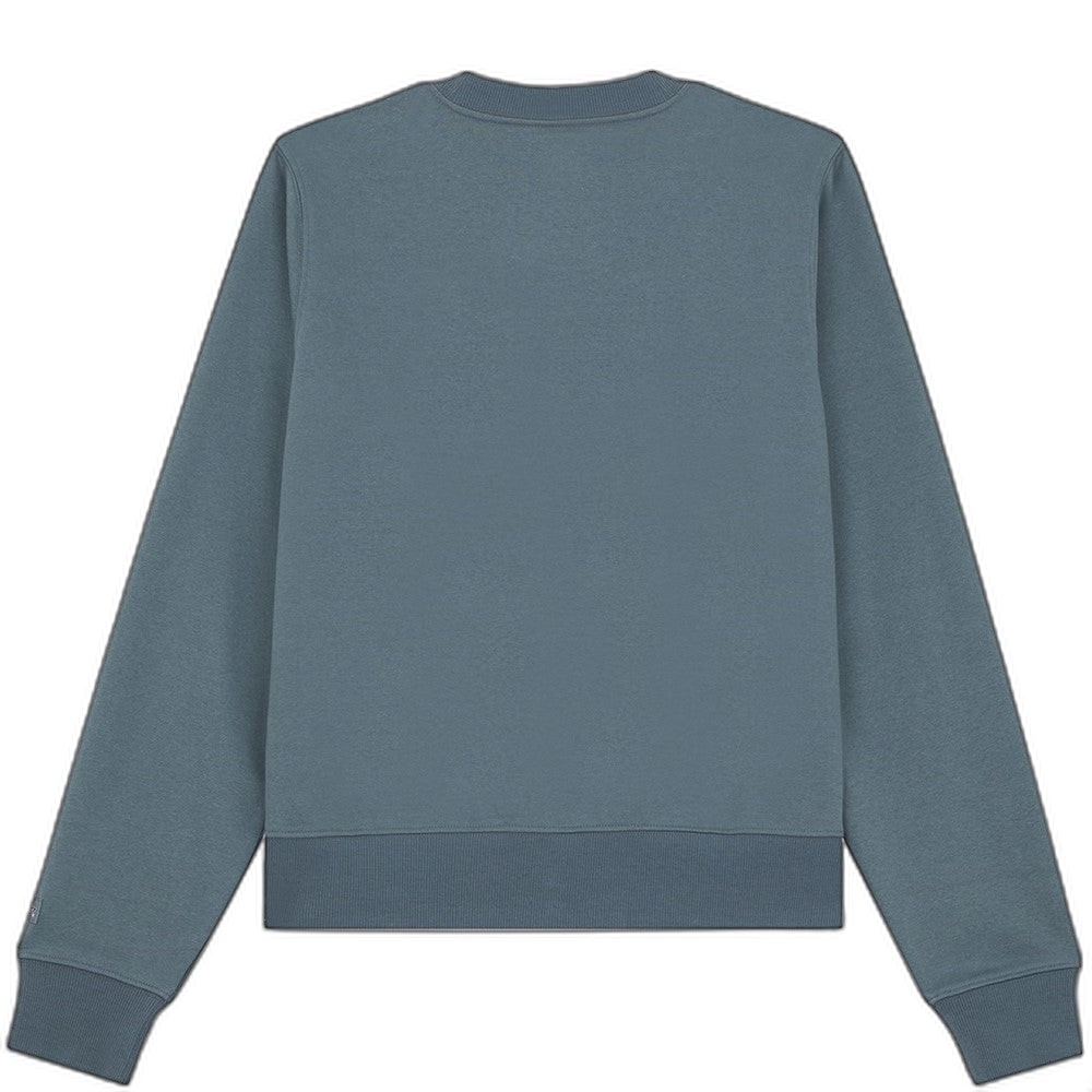 Stormy Weather - Back - Dickies Womens-Ladies Wordmark Heavyweight Crew Neck Sweatshirt