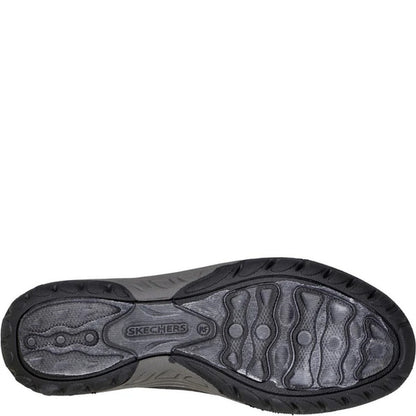 Black - Back - Skechers Womens-Ladies Reggae Fest 2.0 - Textbook Relaxed Fit Shoes