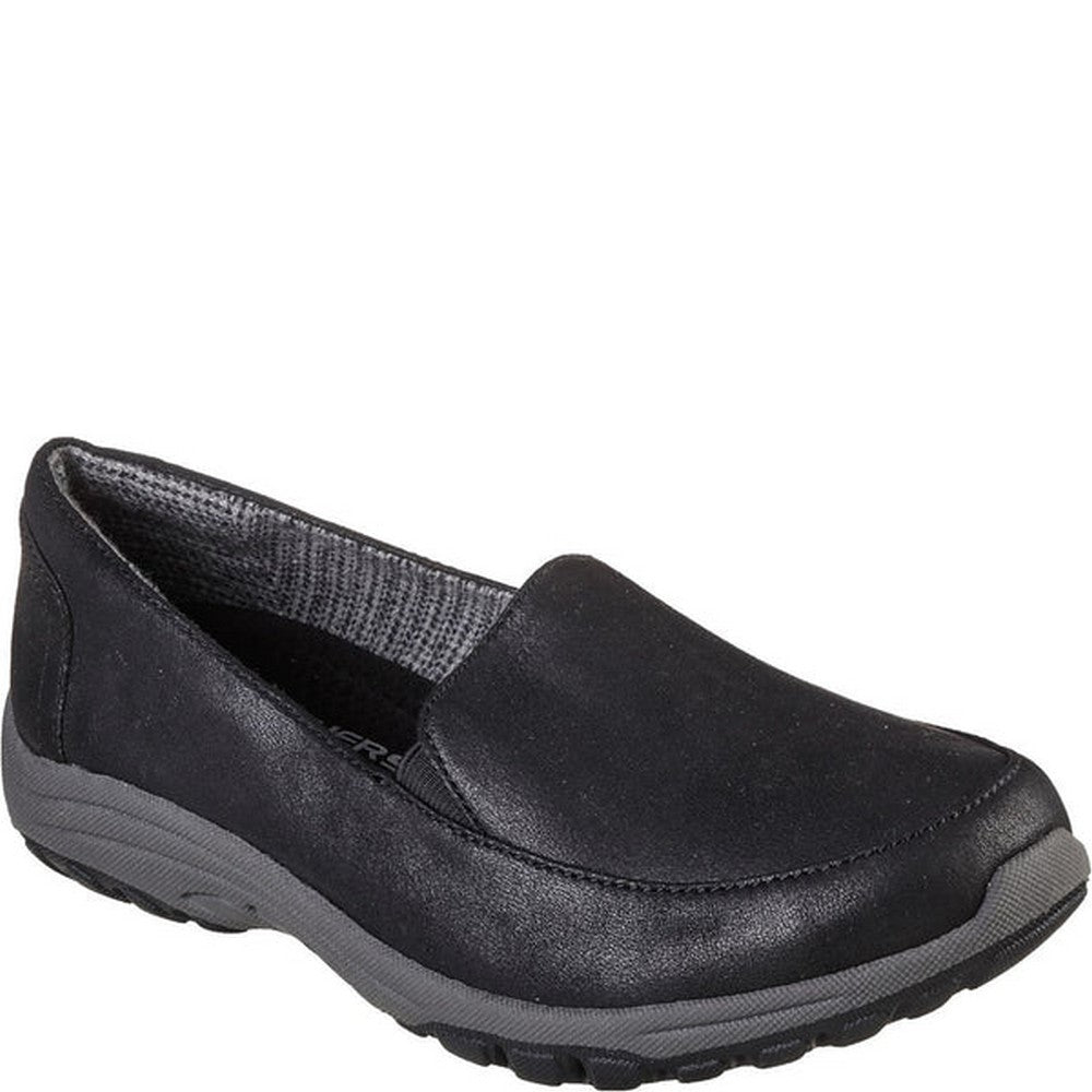 Black - Front - Skechers Womens-Ladies Reggae Fest 2.0 - Textbook Relaxed Fit Shoes