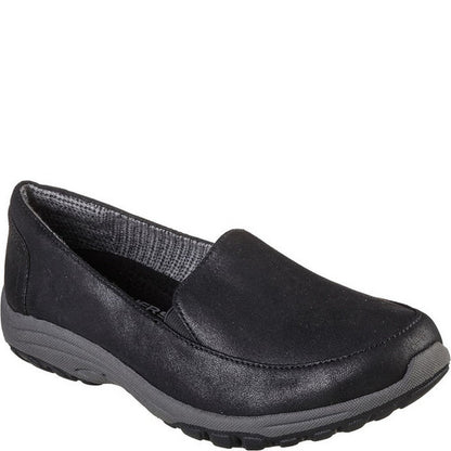 Black - Front - Skechers Womens-Ladies Reggae Fest 2.0 - Textbook Relaxed Fit Shoes
