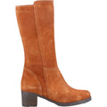 Tan - Side - Riva Womens-Ladies Lucy Suede Knee-High Boots