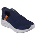 Navy - Front - Skechers Childrens-Kids Ultra Flex 3.0 Smooth Step Casual Shoes