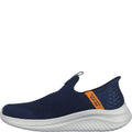 Navy - Pack Shot - Skechers Childrens-Kids Ultra Flex 3.0 Smooth Step Casual Shoes