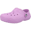 Orchid - Front - Crocs Toddler Classic Lined Clogs