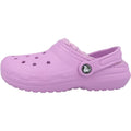 Orchid - Side - Crocs Toddler Classic Lined Clogs