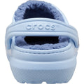 Blue Calcite - Back - Crocs Toddler Classic Lined Clogs
