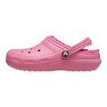 Hyper Pink - Side - Crocs Toddler Classic Lined Clogs