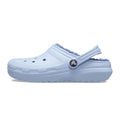 Blue Calcite - Side - Crocs Childrens-Kids Classic Lined Clogs