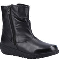 Black - Front - Fleet & Foster Womens-Ladies Brecknock Leather Ankle Boots