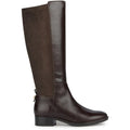 Coffee - Side - Geox Womens-Ladies D Felicity D Leather Calf Boots