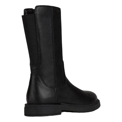Black - Back - Geox Girls Eclair Ankle Boots