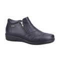 Navy - Front - Fleet & Foster Womens-Ladies Friesan Leather Ankle Boots