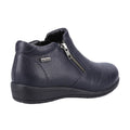 Navy - Back - Fleet & Foster Womens-Ladies Friesan Leather Ankle Boots