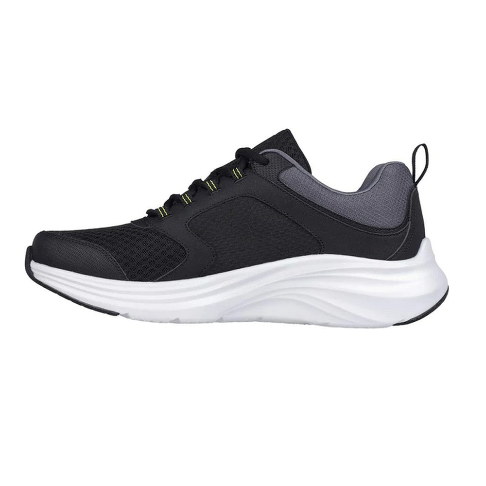 Black-Lime - Back - Skechers Mens Vapor Foam Trainers